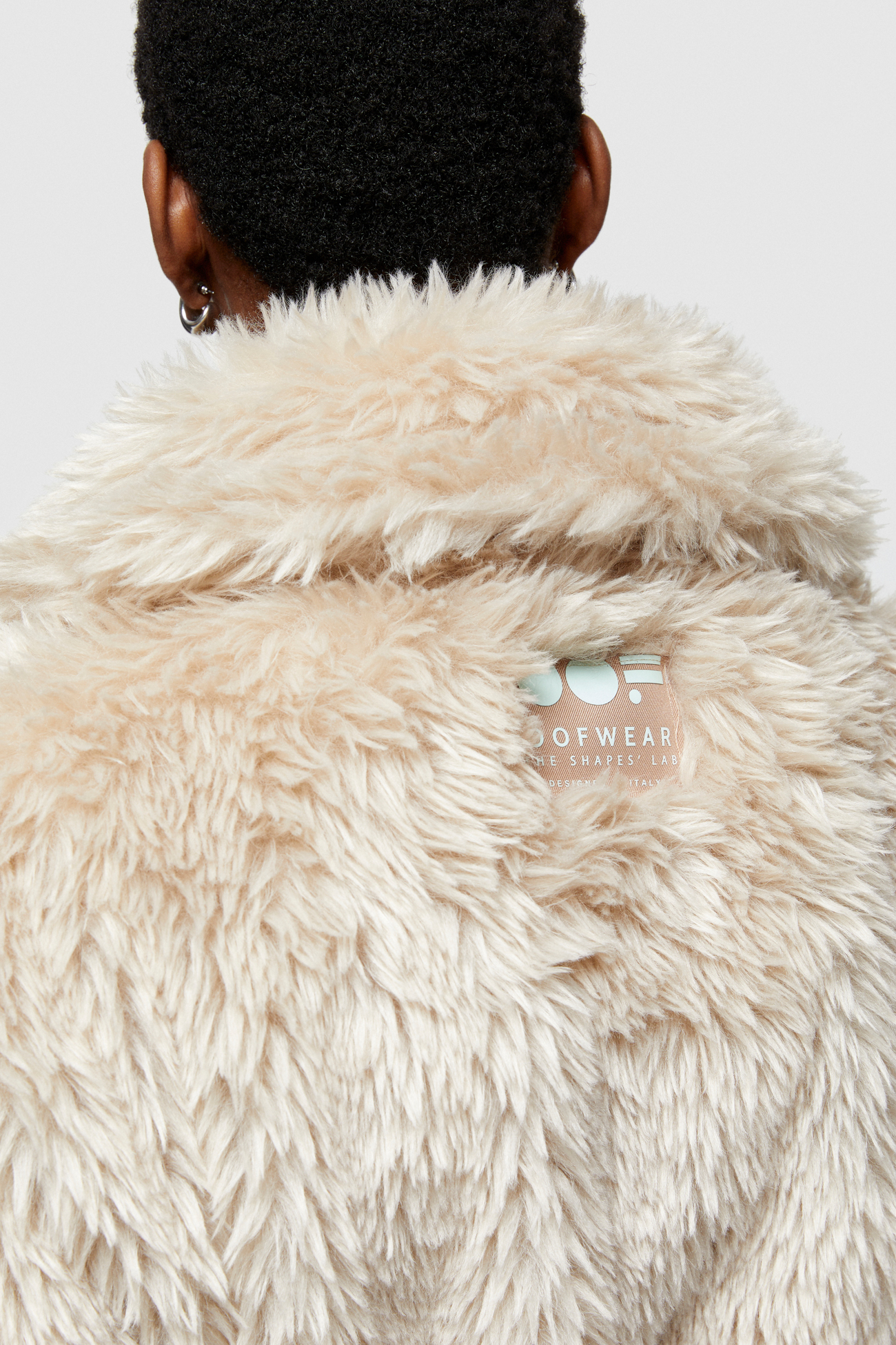 CLANE VOLUME ECO FUR COAT 17101-0092 IVORY 1 Used MESC-0 | eBay