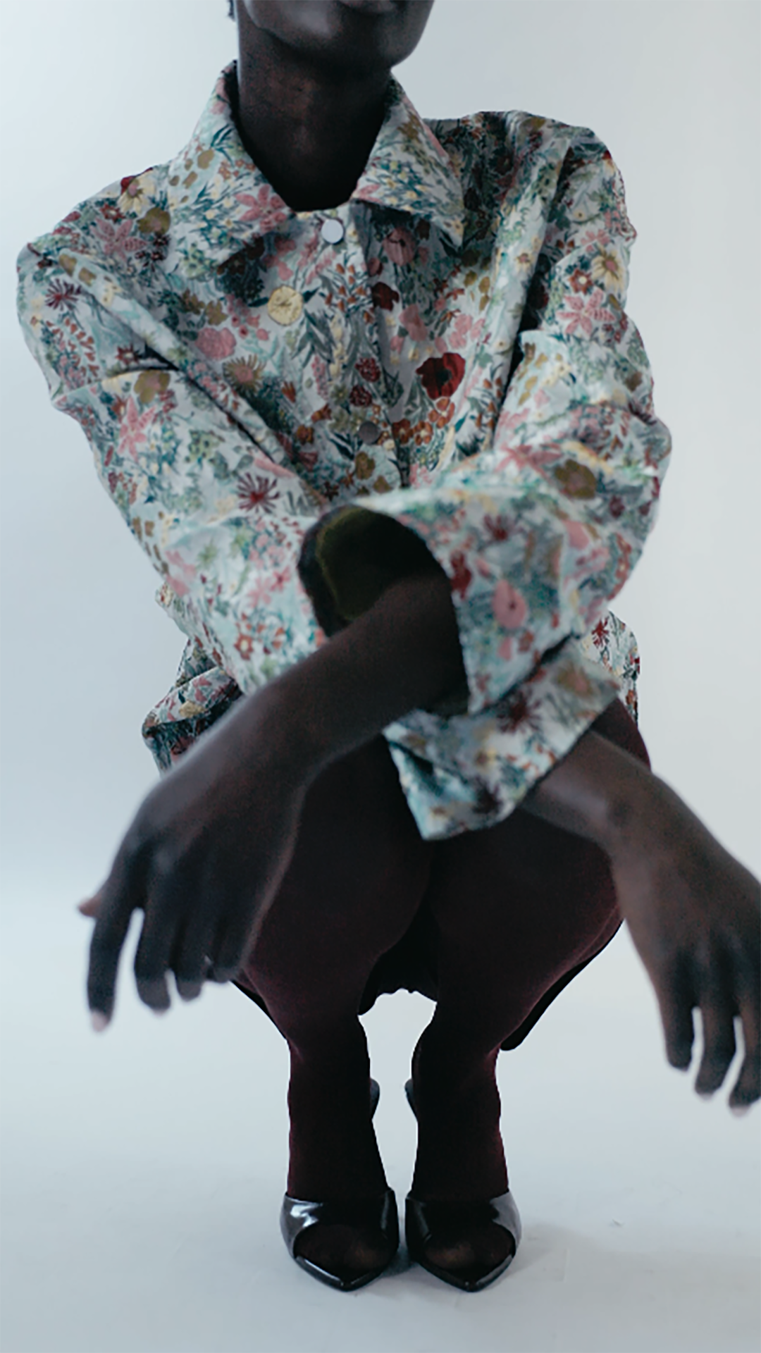 品質一番の JACKET SHORT FABRIC JACQUARD BONDED 9290 WHITE/MULTICOLOR - ジャケット・アウター