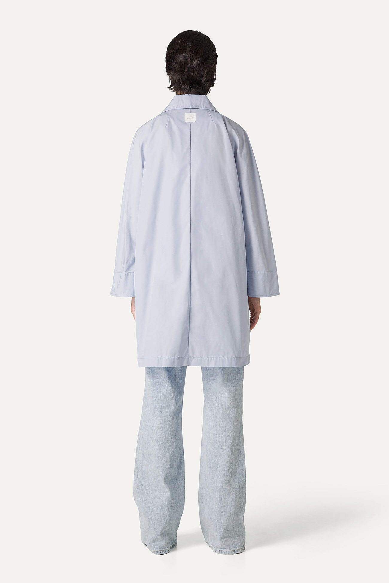 MEMORY NYLON TRENCH COAT 9138 - ICE - OOF WEAR