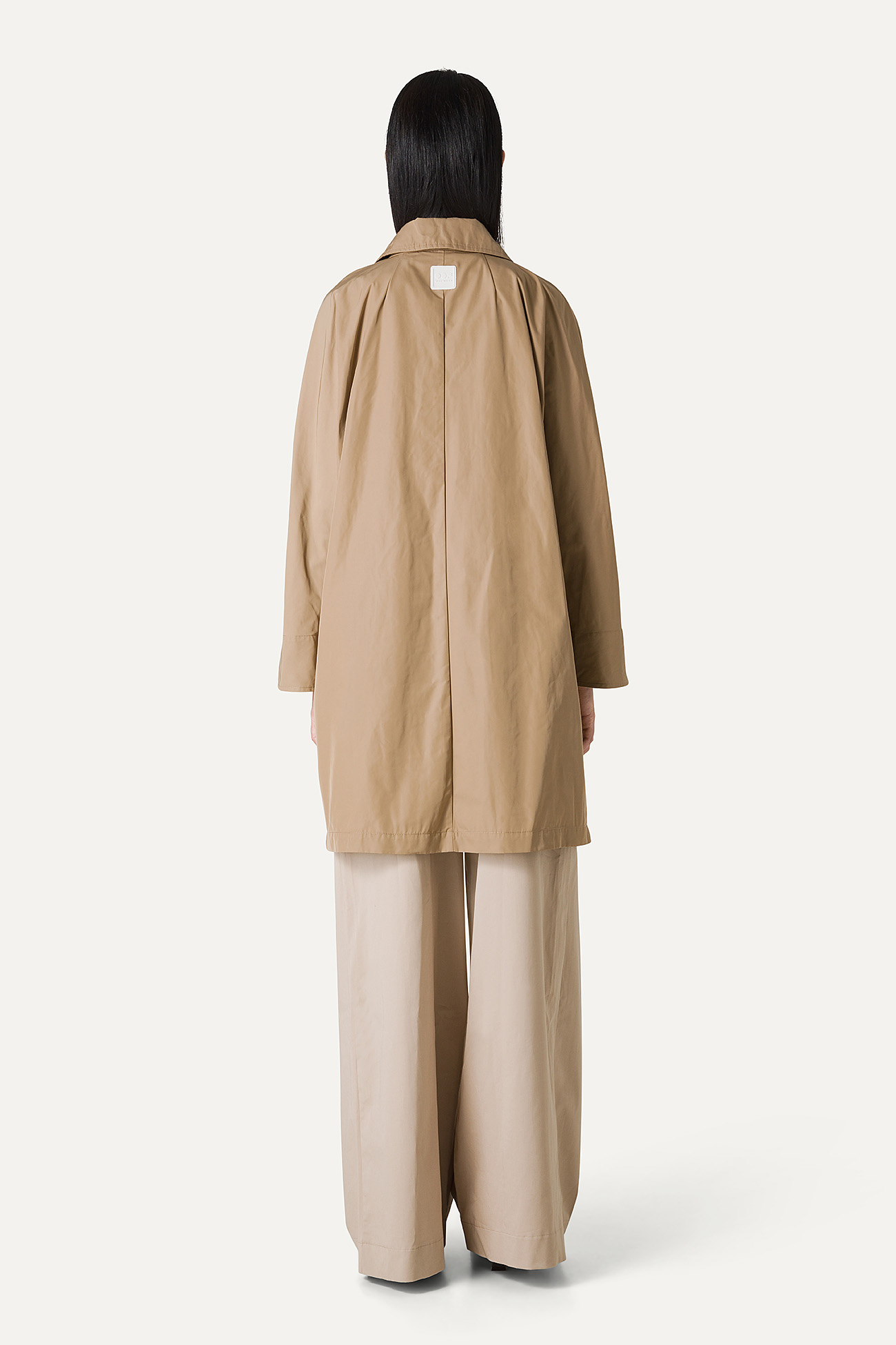 TRENCH IN NYLON MEMORY 9138 - BEIGE - OOF WEAR