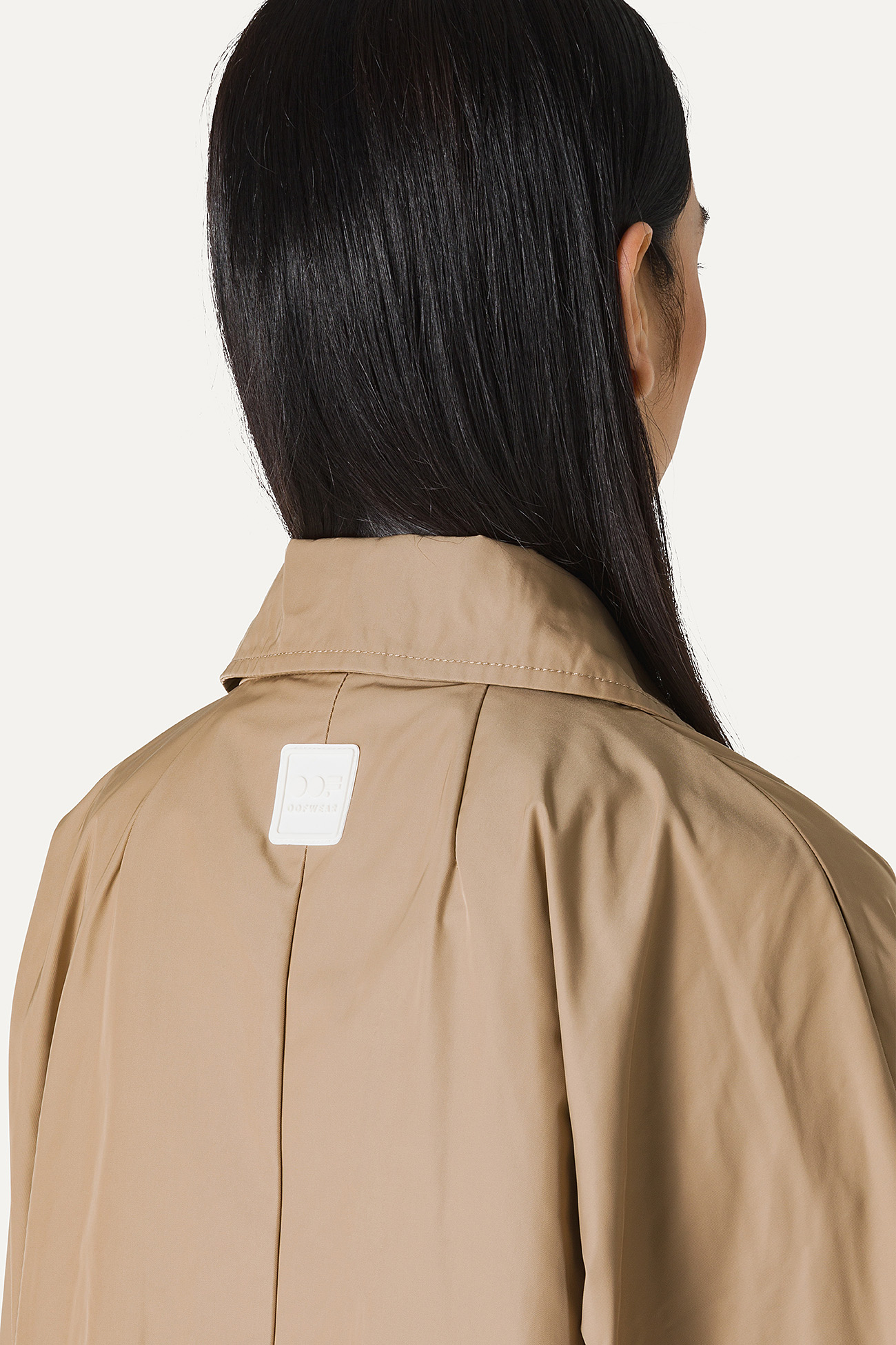 TRENCH IN NYLON MEMORY 9138 - BEIGE - OOF WEAR
