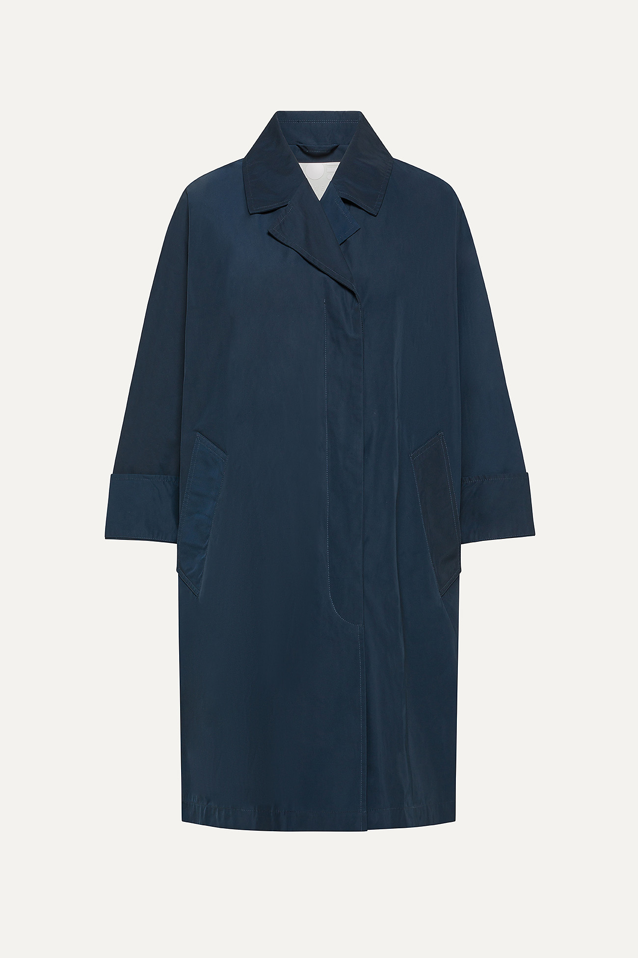 MEMORY NYLON TRENCH COAT 9138 - MIDNIGHT BLUE - OOF WEAR