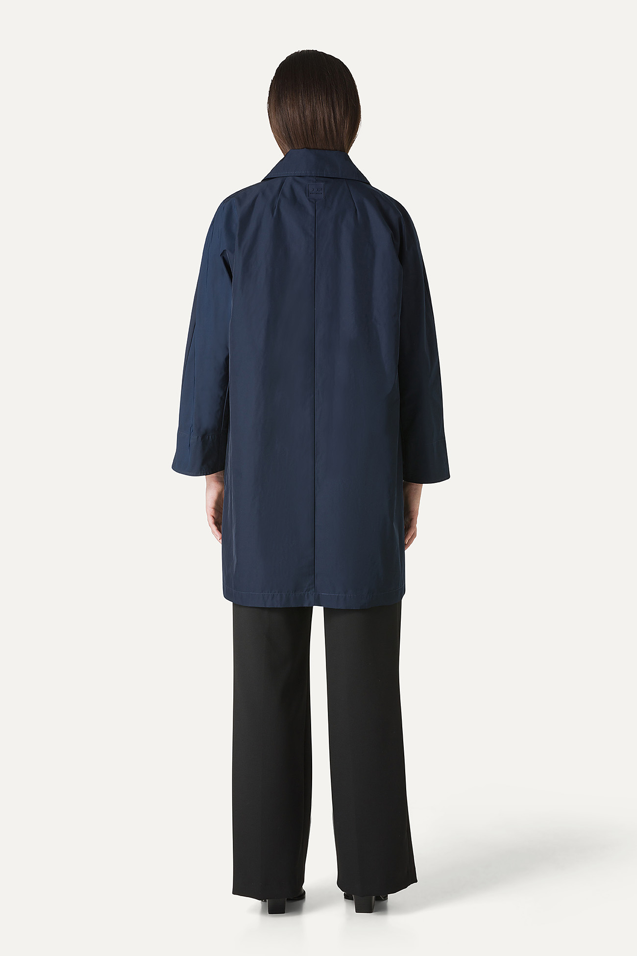 MEMORY NYLON TRENCH COAT 9138 - MIDNIGHT BLUE - OOF WEAR