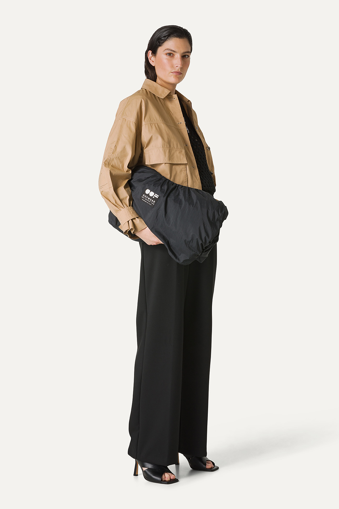 SHORT JACKET IN LIGHT COTTON GABARDINE 9205 - NATURAL - OOF WEAR