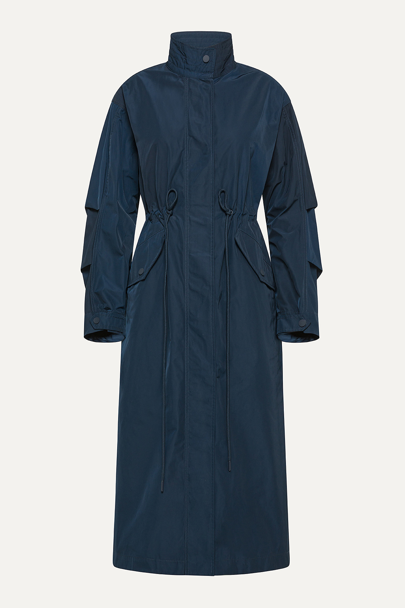 PARKA LUNGO OVER IN NYLON MEMORY 9211 - BLU NOTTE - OOF WEAR