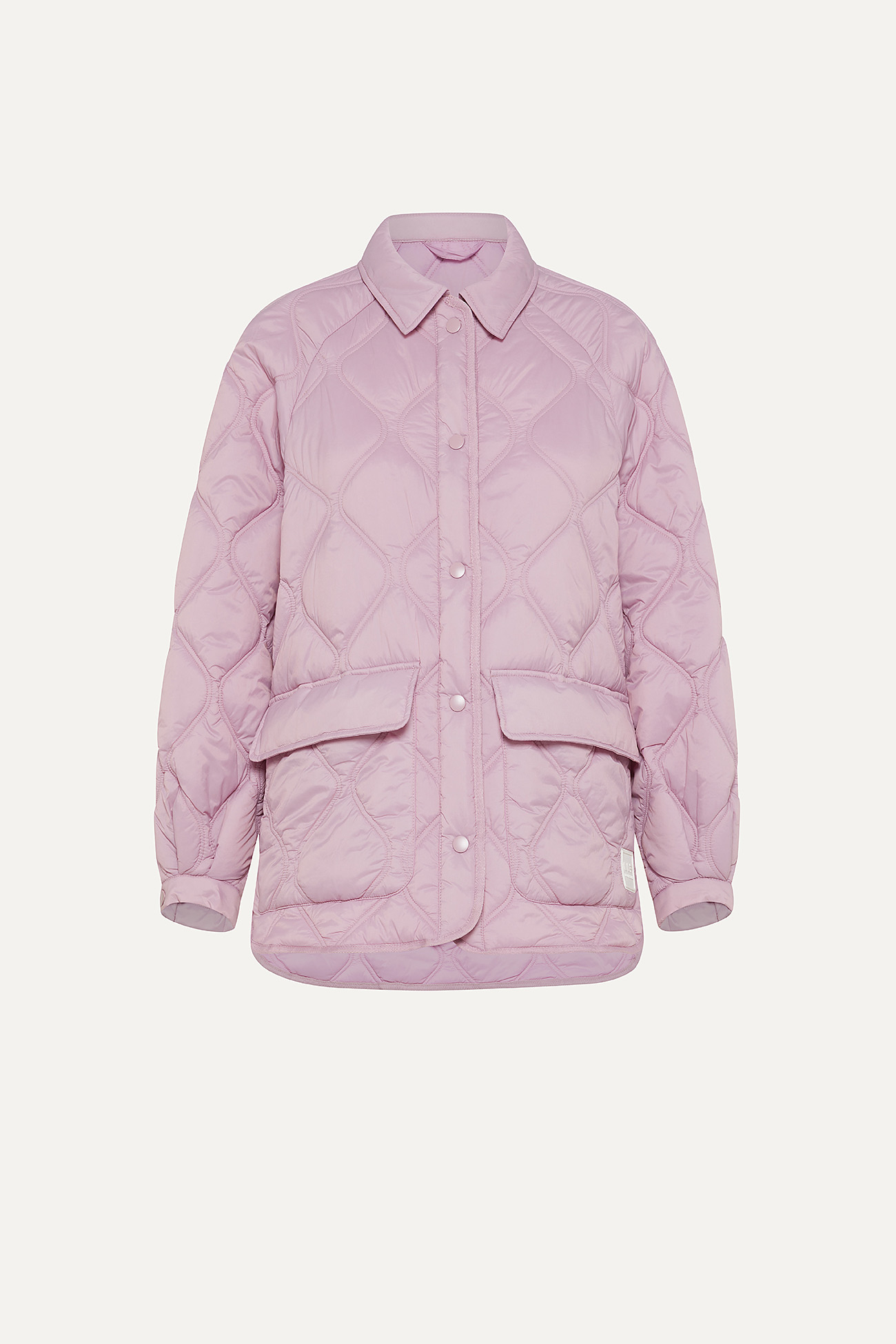 OVERSIZE JACKET IN QUILTED LIGHT NYLON 9222 - PINK - OOF WEAR