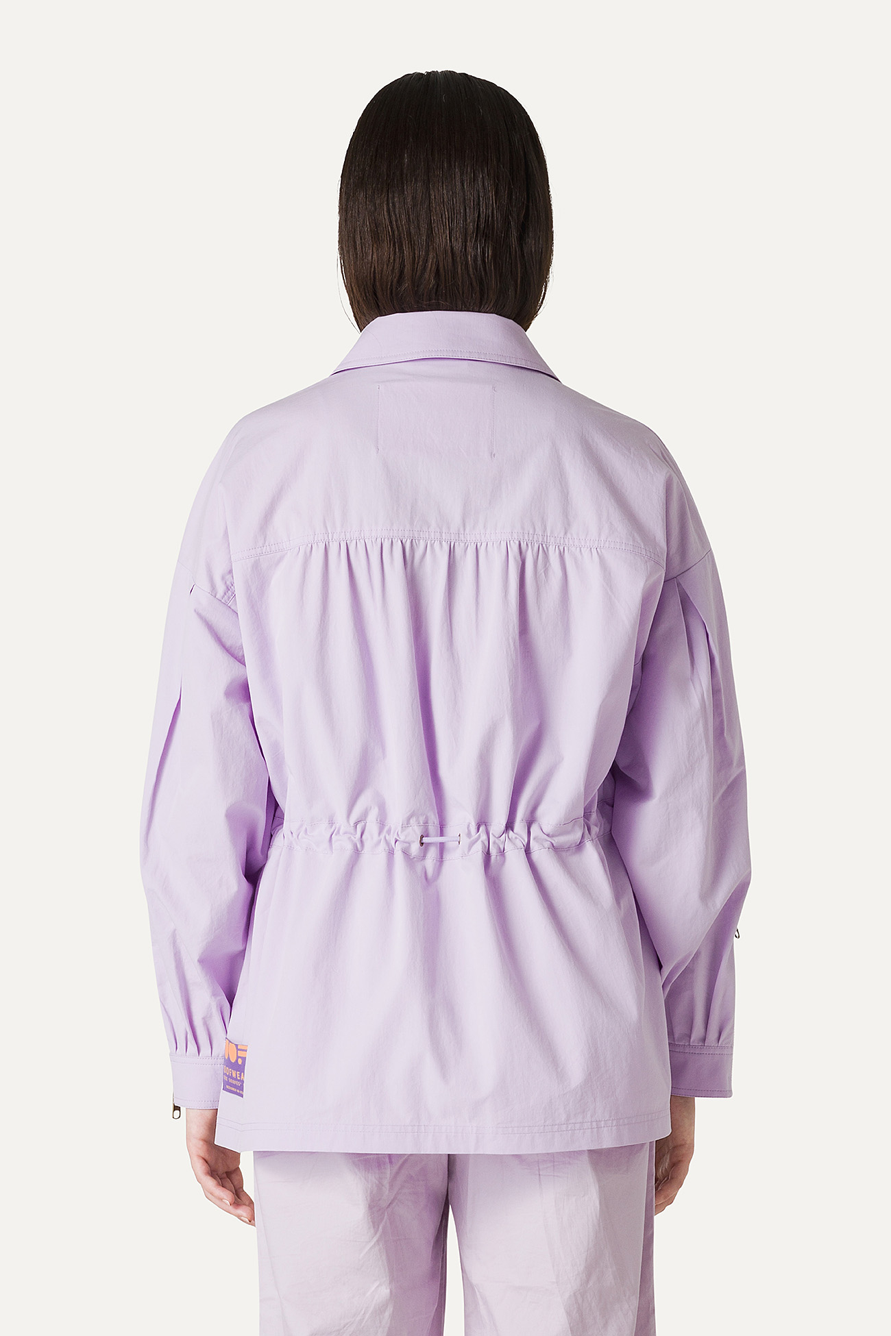 OVERSIZE LIGHT COTTON SAFARI JACKET 9228 - LILAC - OOF WEAR
