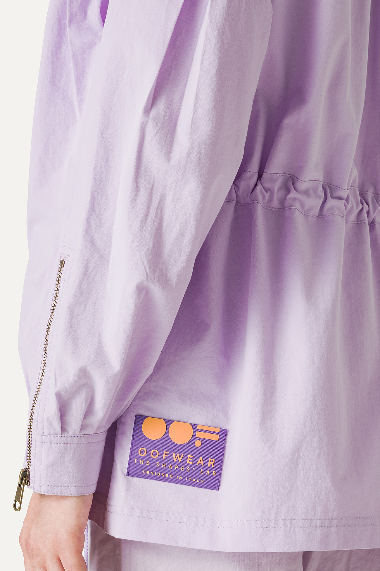 OVERSIZE LIGHT COTTON SAFARI JACKET 9228 - LILAC - OOF WEAR