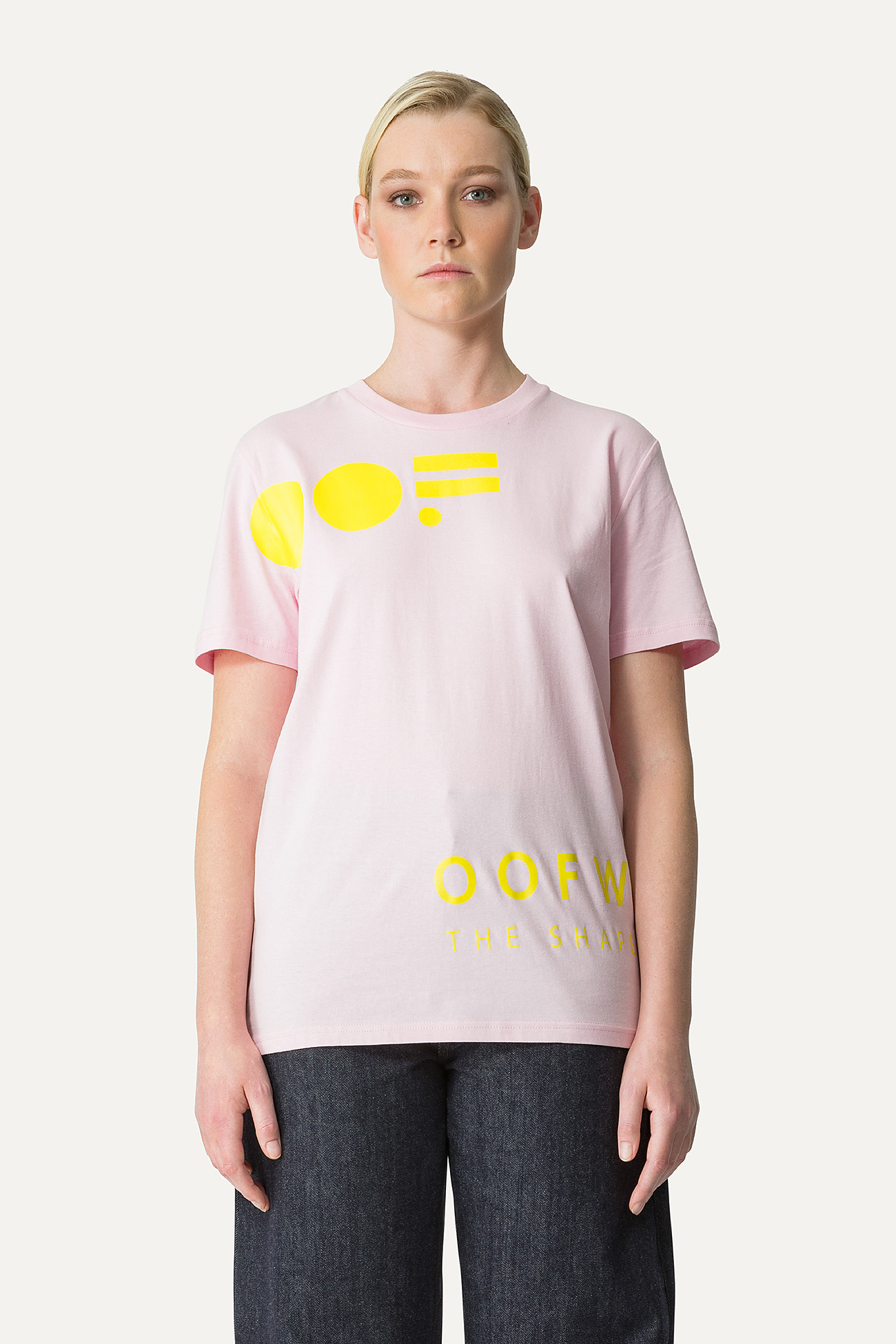 COTTON T-SHIRT WITH LOGO - CANDY - OOF WEAR