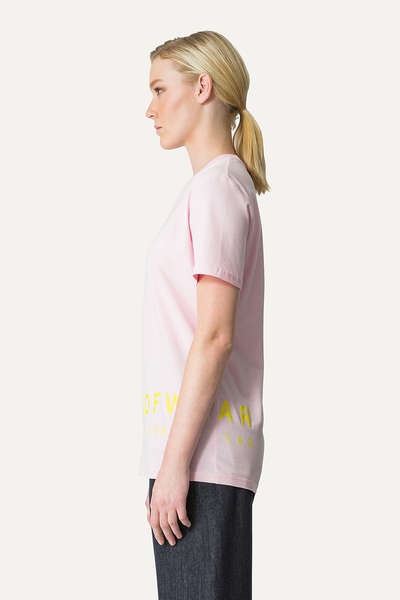 COTTON T-SHIRT WITH LOGO - CANDY - OOF WEAR