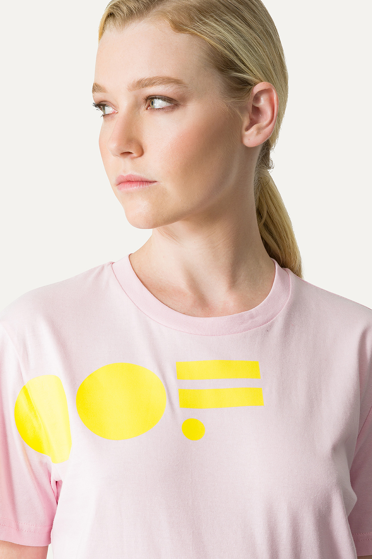 COTTON T-SHIRT WITH LOGO - CANDY - OOF WEAR