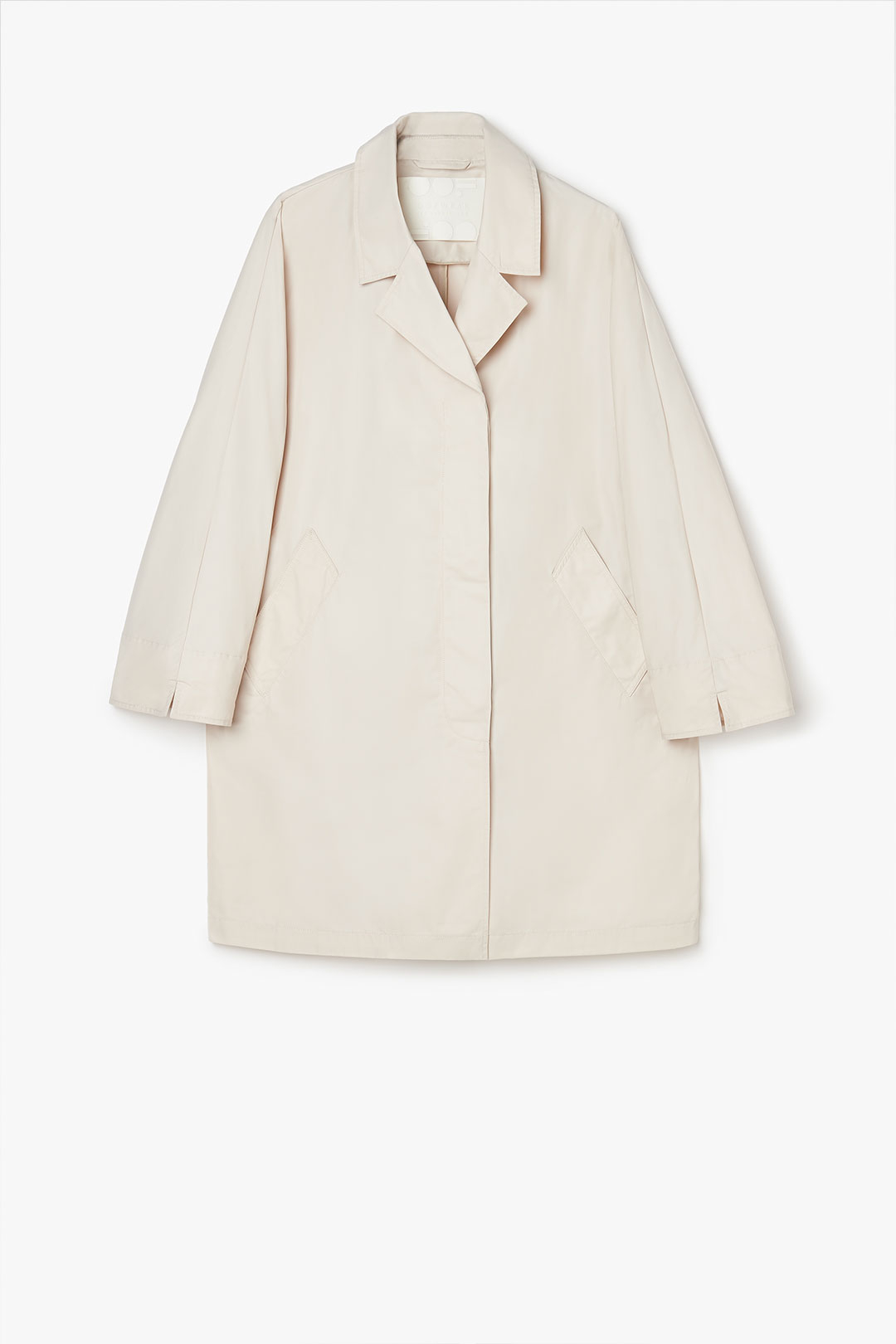 TRENCH 9138 IN NYLON MEMORY - PANNA - OOF WEAR