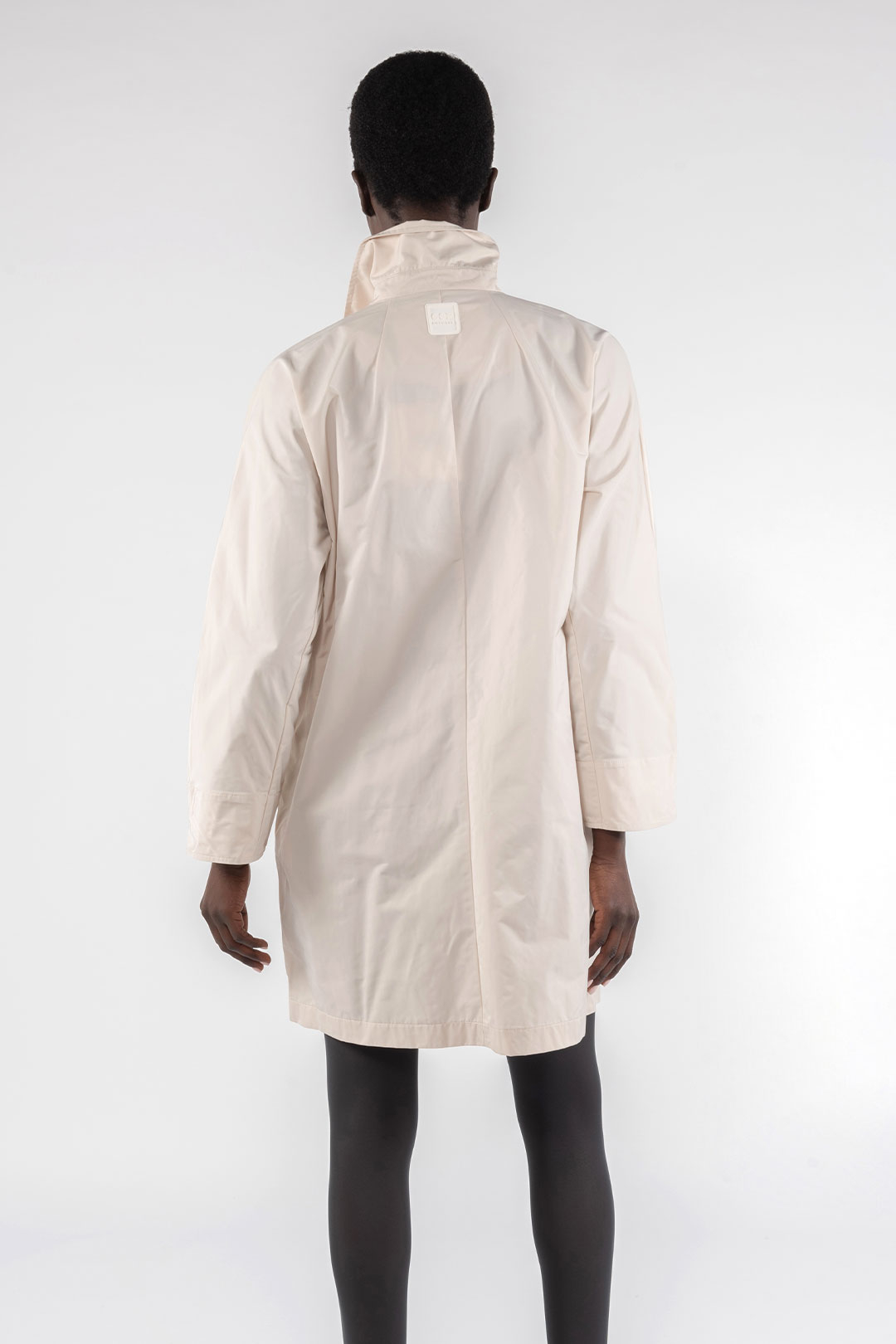 TRENCH 9138 IN NYLON MEMORY - PANNA - OOF WEAR