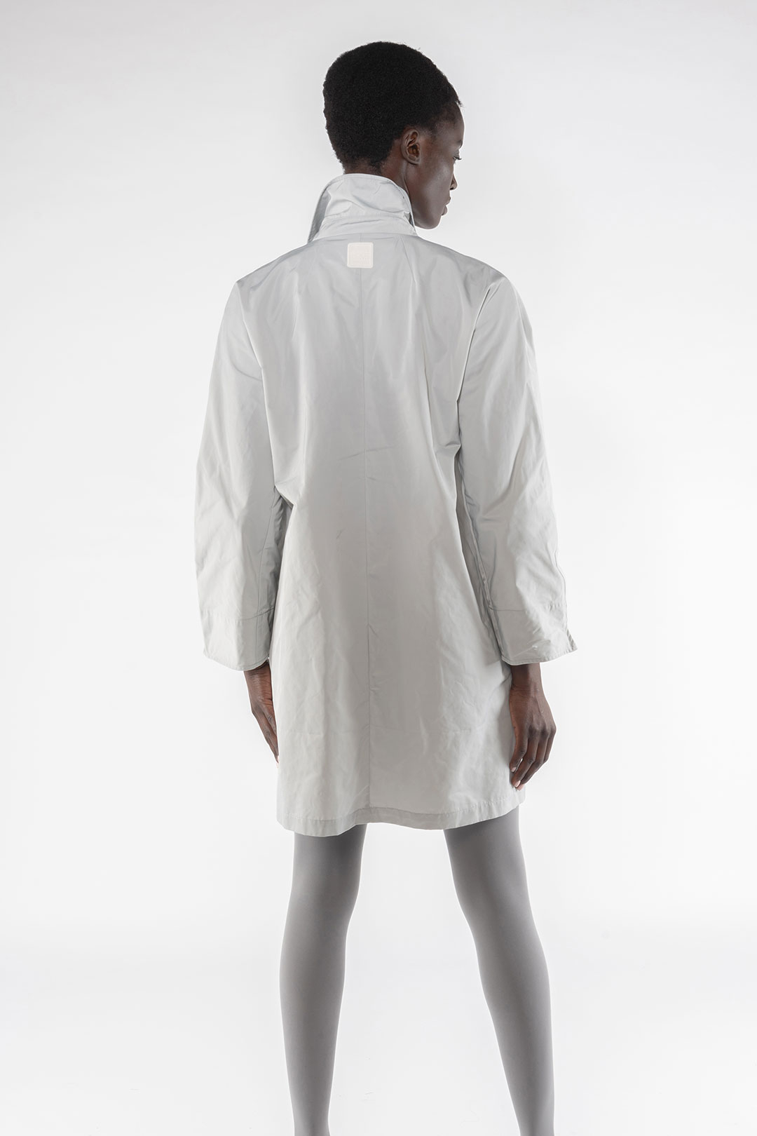 TRENCH 9138 IN NYLON MEMORY - DIGITAL GREY - OOF WEAR