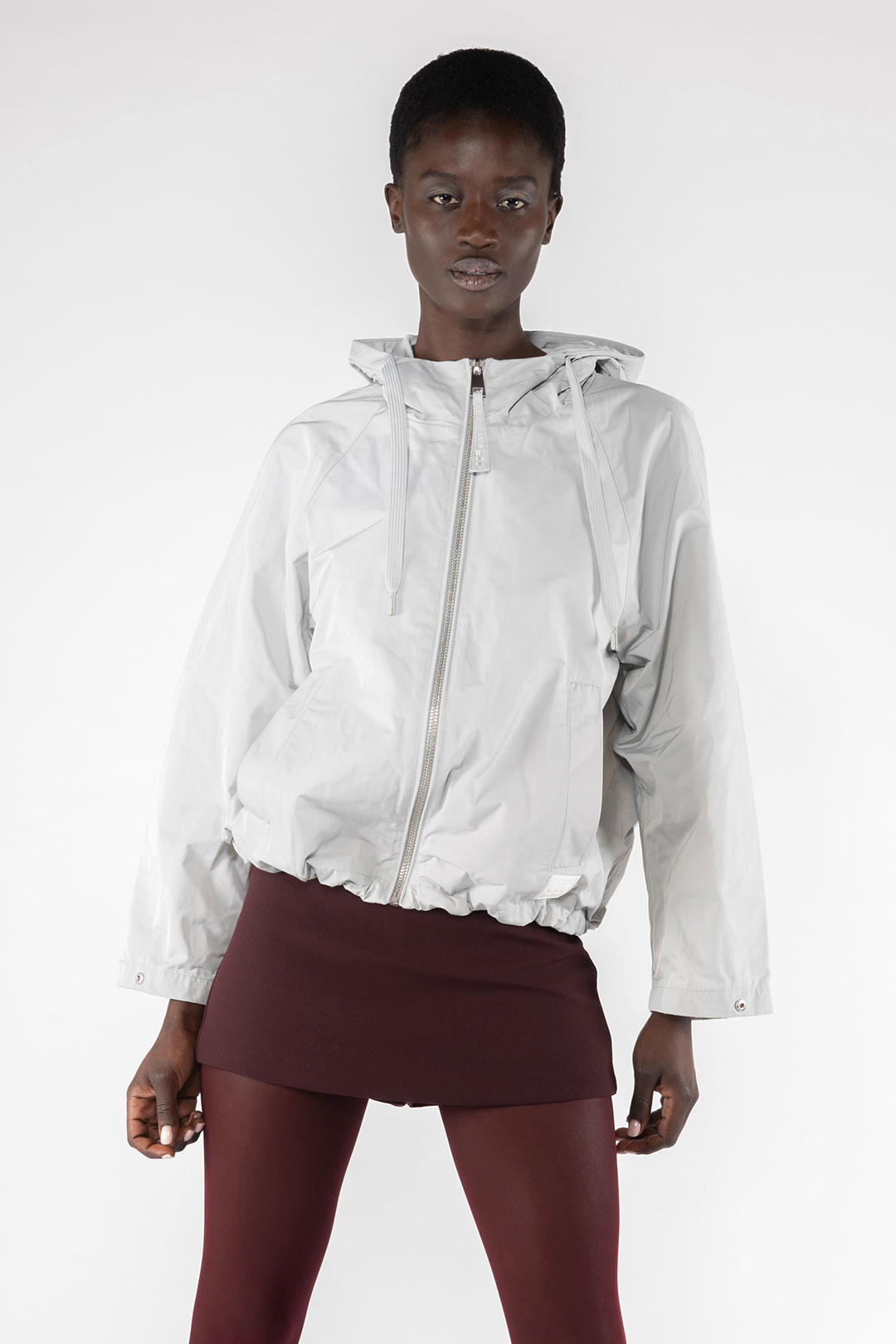 GIACCA CORTA 9139 IN NYLON MEMORY - DIGITAL GREY - OOF WEAR