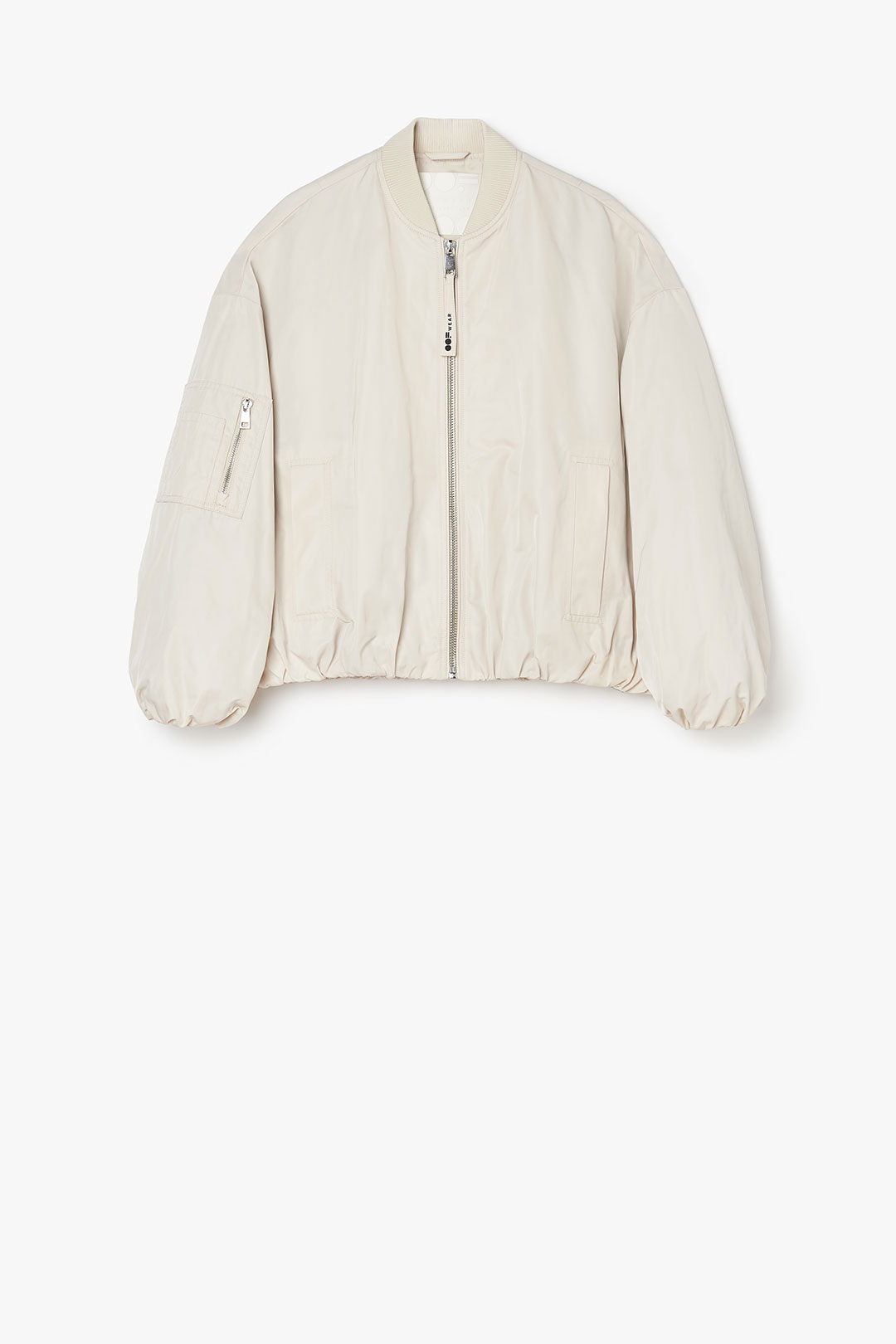 MEMORY NYLON BOMBER JACKET 9271 - CREAM - OOF WEAR