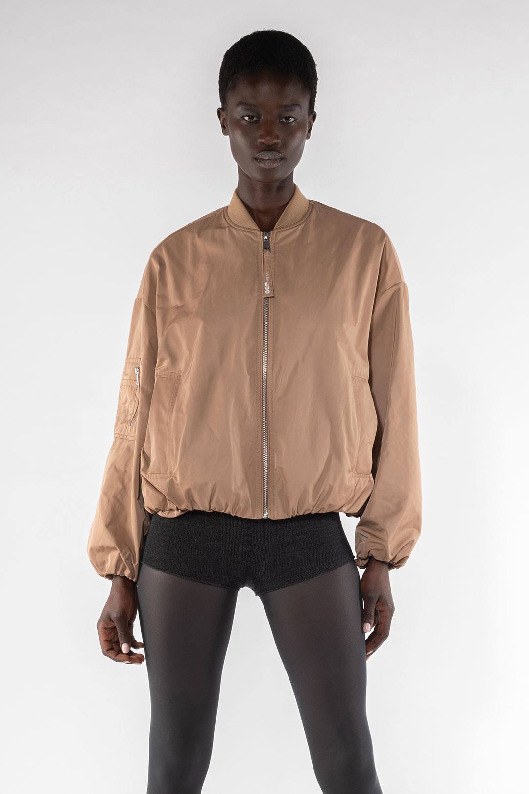 MEMORY NYLON BOMBER JACKET 9271 - CAMEL - OOF WEAR