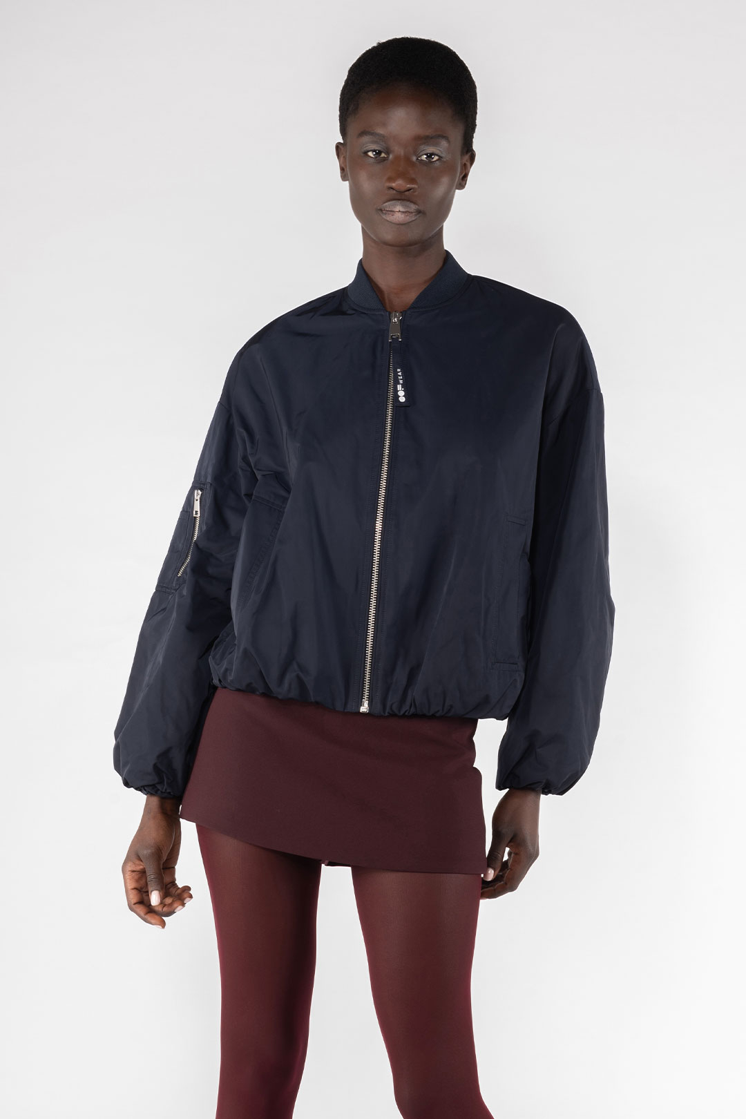 MEMORY NYLON BOMBER JACKET 9271 - DARK BLUE - OOF WEAR