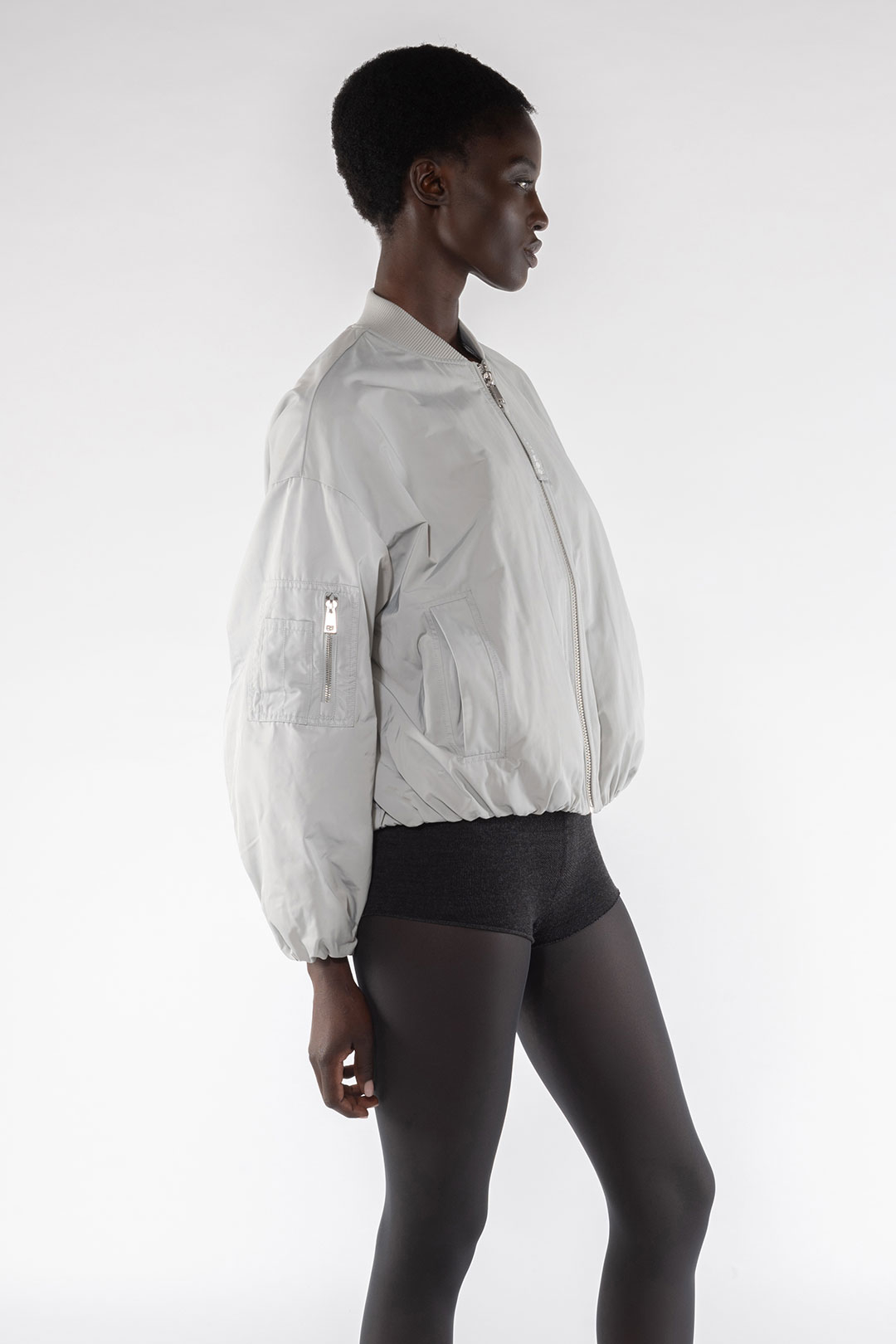 BOMBER 9271 IN NYLON MEMORY - DIGITAL GREY - OOF WEAR