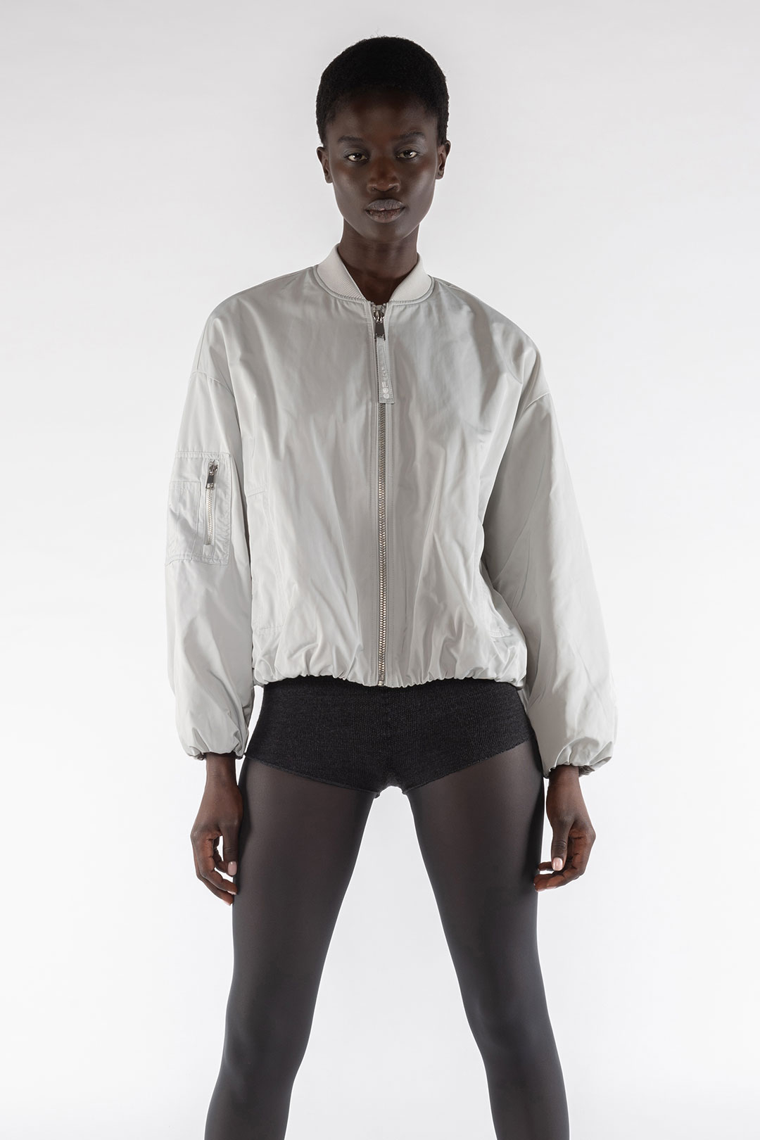 BOMBER 9271 IN NYLON MEMORY - DIGITAL GREY - OOF WEAR