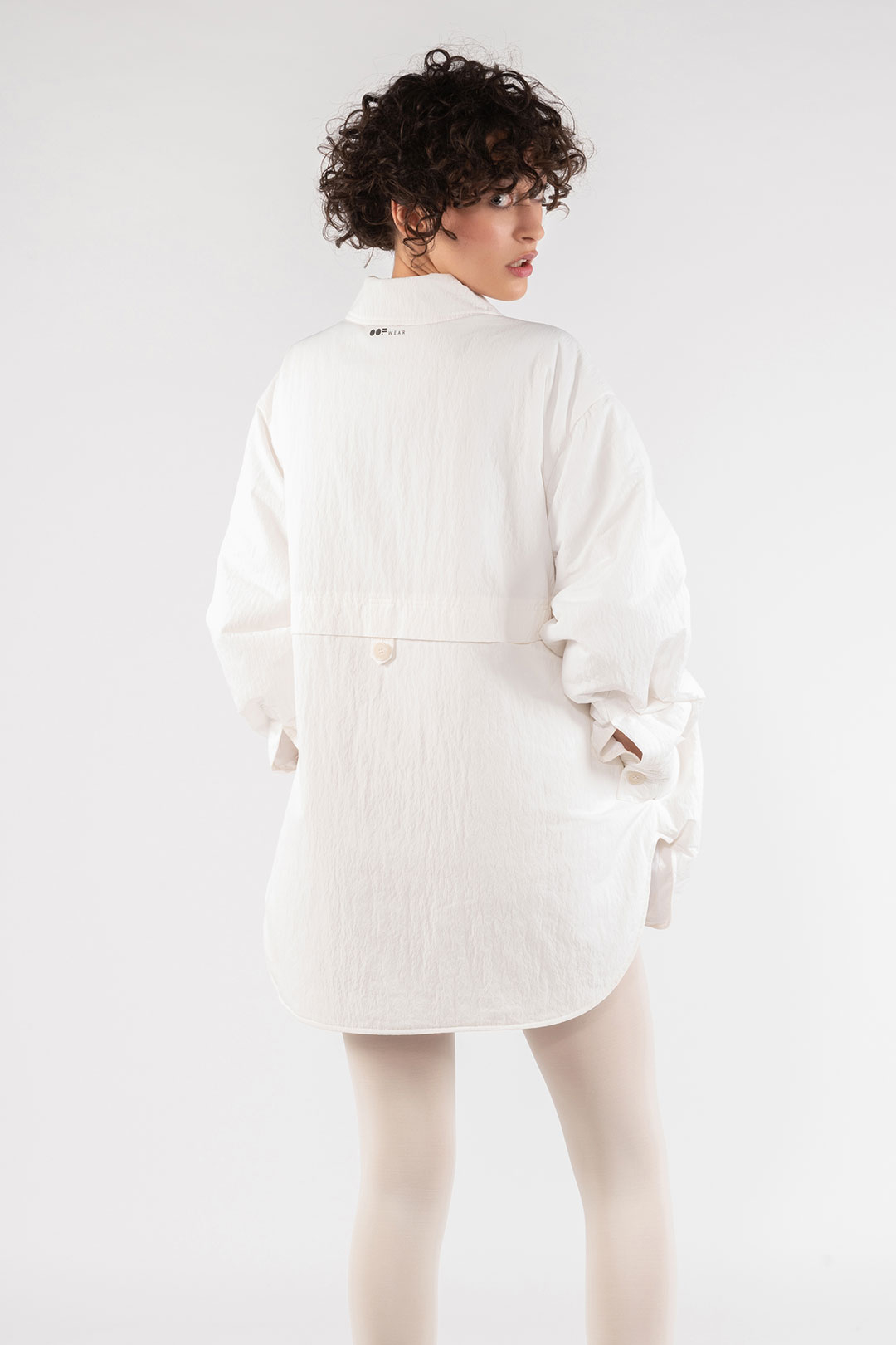 NYLON SHIRT 9274 - OPTICAL WHITE - OOF WEAR
