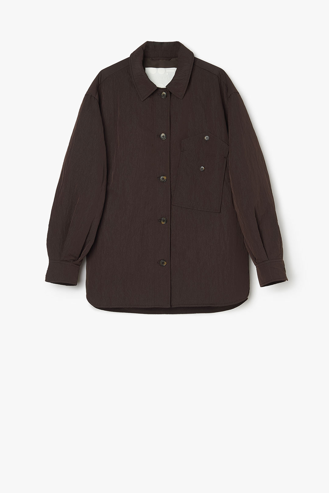 NYLON SHIRT 9274 - DARK CHOCOLATE - OOF WEAR