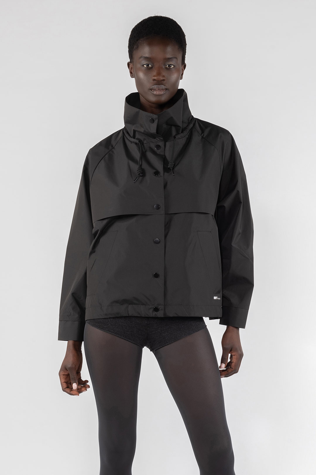WATER REPELLENT SHORT JACKET 9278 - BLACK - OOF WEAR