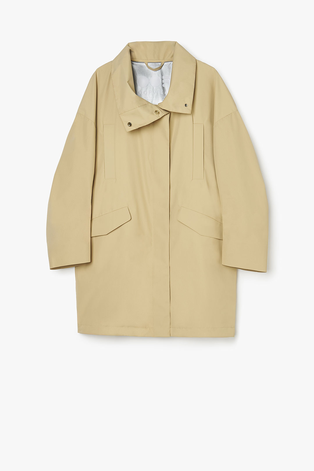 WATER REPELLENT LONG JACKET  9279 - SAND - OOF WEAR