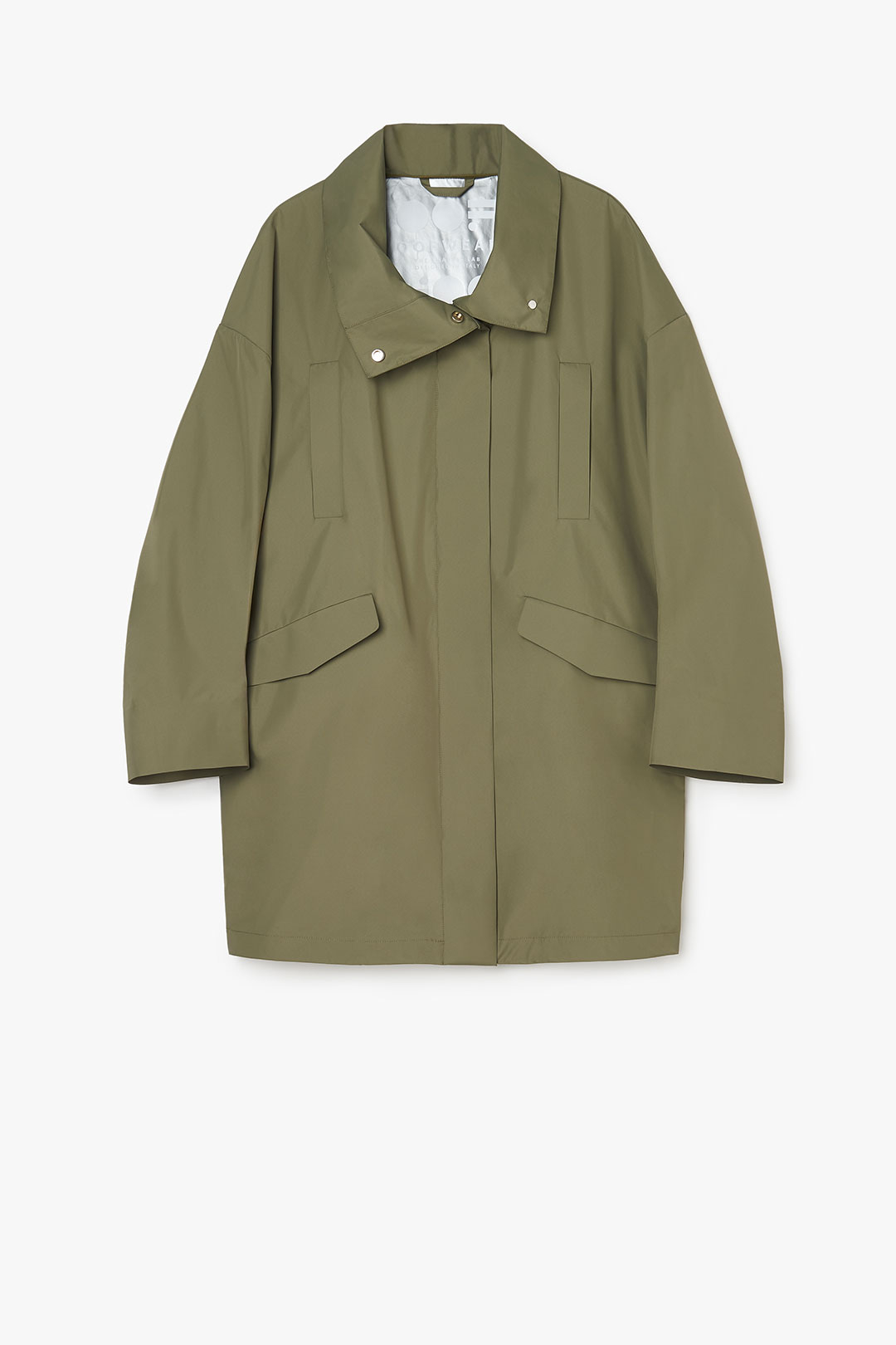 WATER REPELLENT LONG JACKET  9279 - ARMY GREEN - OOF WEAR