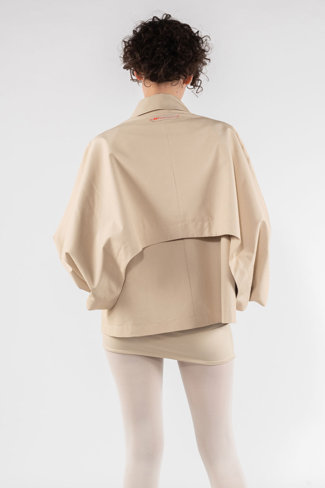 GABARDINE MODULAR TRENCH COAT 9284 - BEIGE - OOF WEAR