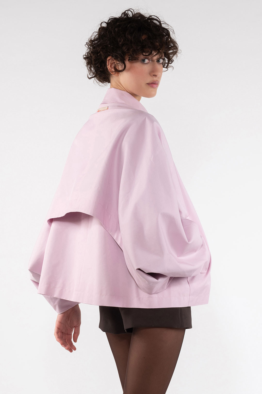 GABARDINE MODULAR TRENCH COAT 9284 - LIGHT LILAC - OOF WEAR