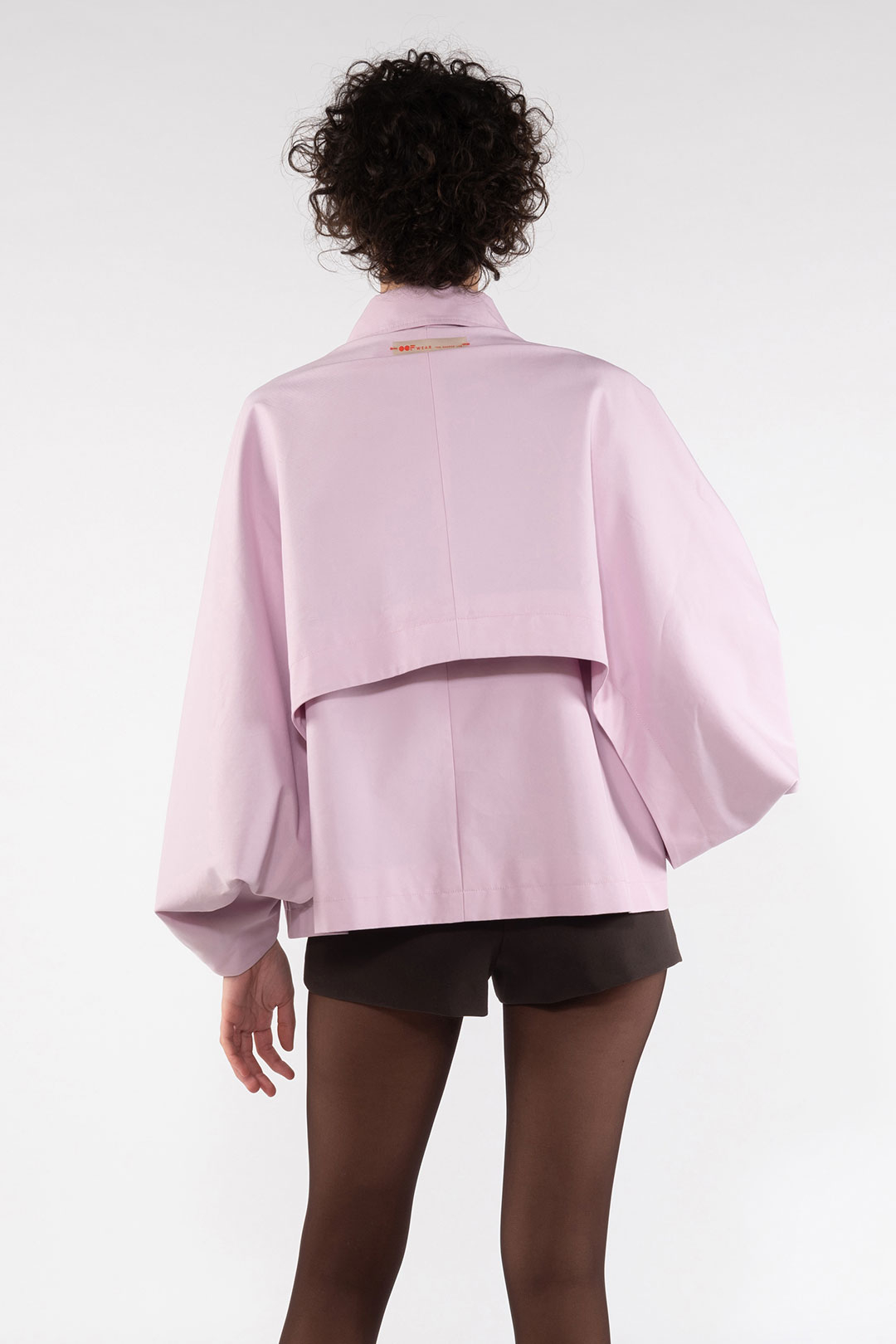 GABARDINE MODULAR TRENCH COAT 9284 - LIGHT LILAC - OOF WEAR