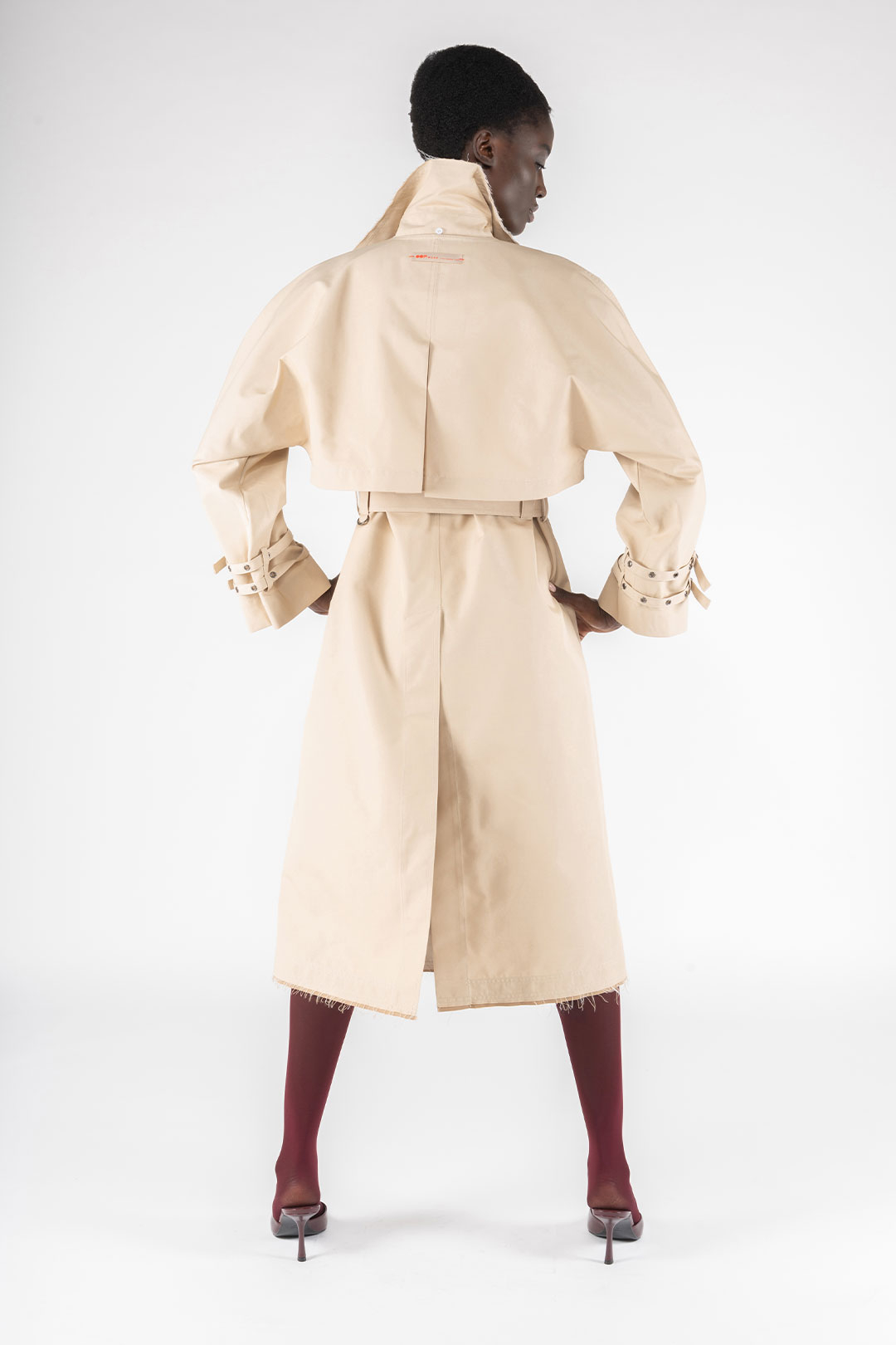 GABARDINE 2 IN 1 TRENCH COAT 9285 - BEIGE - OOF WEAR