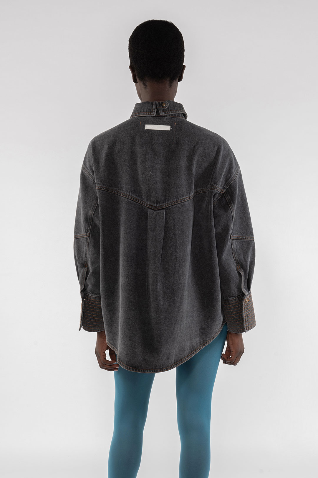 DENIM SHIRT 9286 - GREY - OOF WEAR