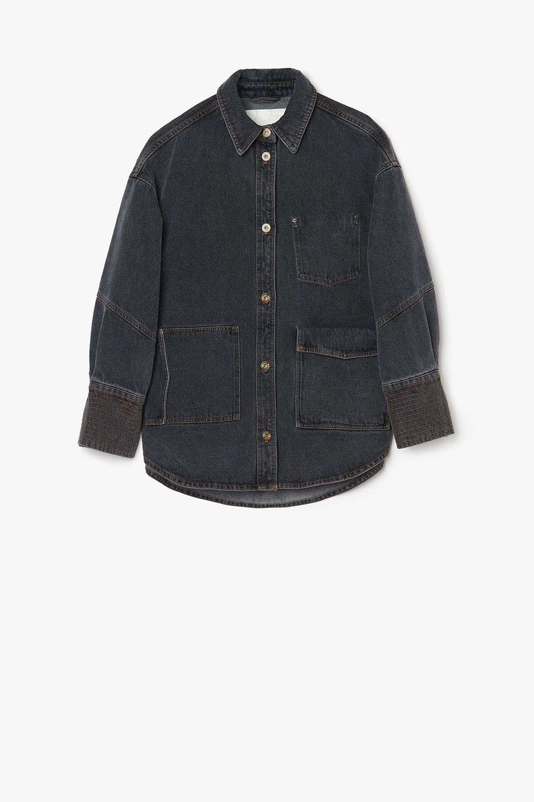 DENIM SHIRT 9286 - GREY - OOF WEAR