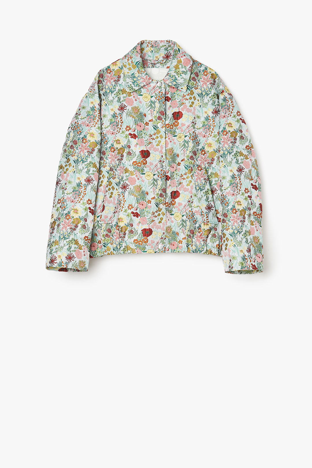 GIACCA CORTA 9290 IN TESSUTO JACQUARD ACCOPPIATO - BIANCO/MULTICOLOR - OOF WEAR