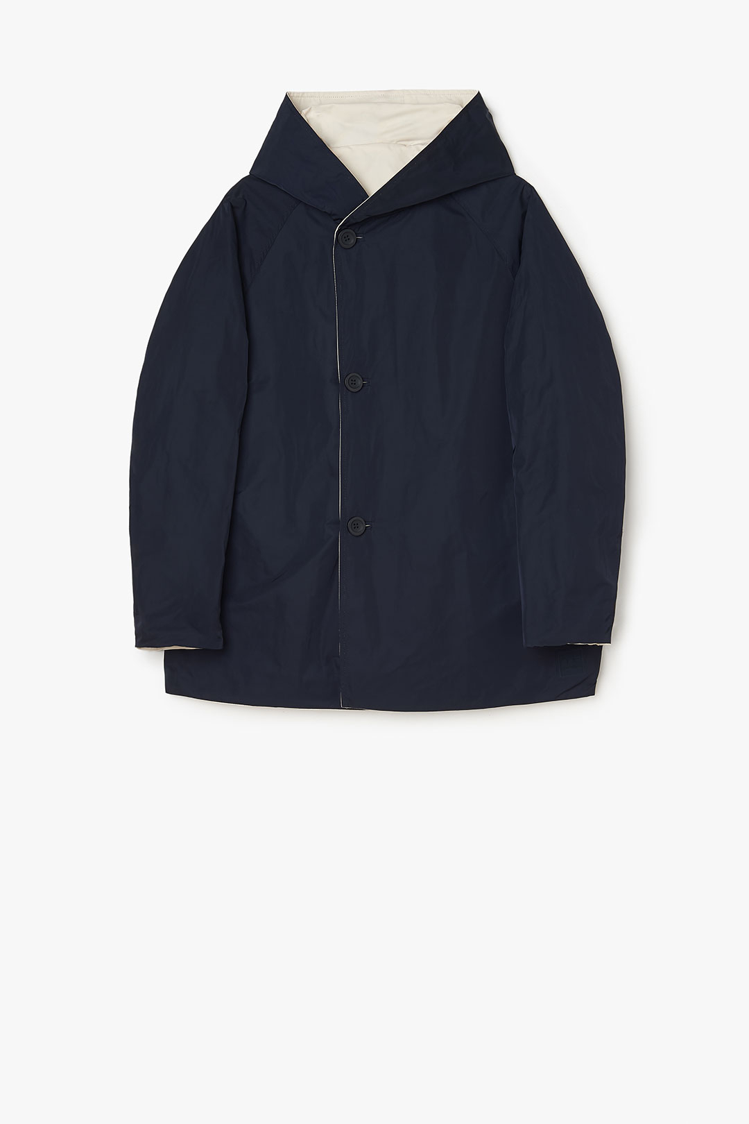 MEMORY NYLON REVERSIBLE JACKET 9411 - CREAM/BLUE - OOF WEAR