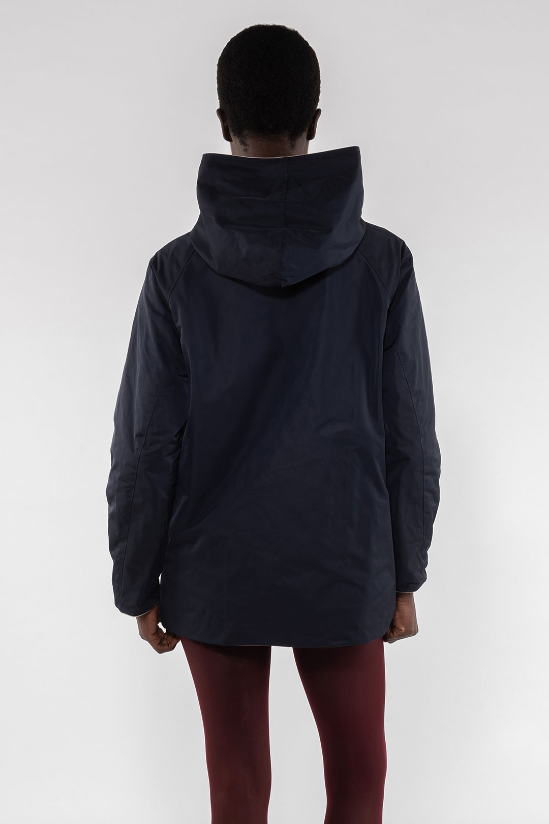 MEMORY NYLON REVERSIBLE JACKET 9411 - CREAM/BLUE - OOF WEAR