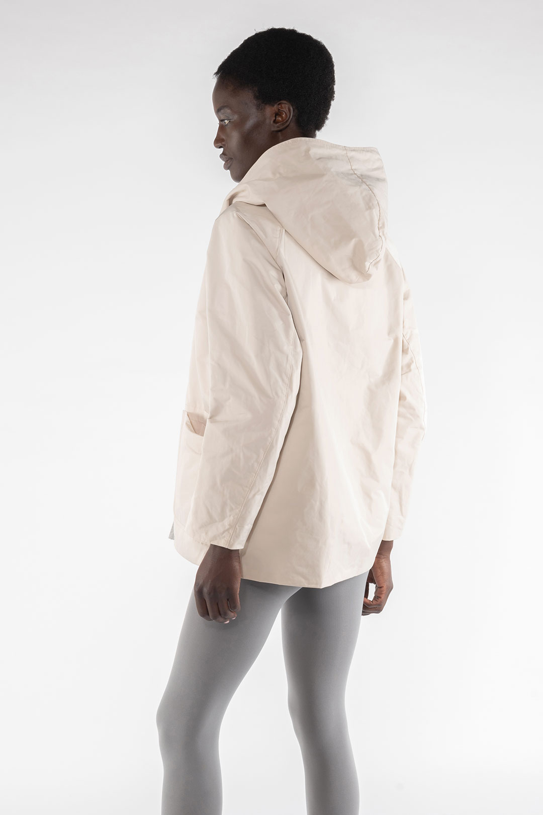 MEMORY NYLON REVERSIBLE JACKET 9411 - CREAM/DIGITAL GREY - OOF WEAR