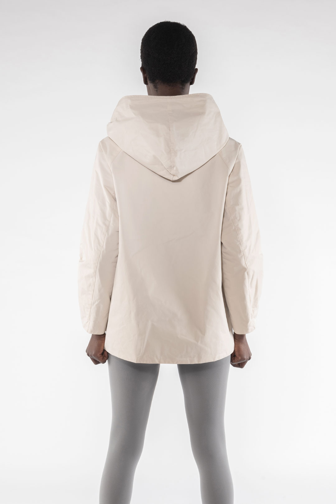MEMORY NYLON REVERSIBLE JACKET 9411 - CREAM/DIGITAL GREY - OOF WEAR