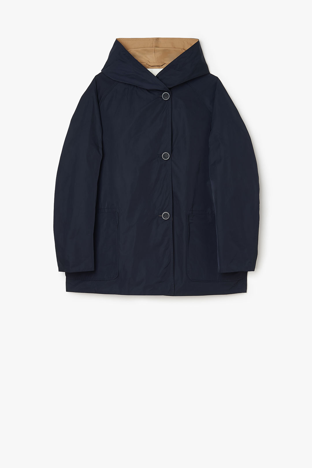 MEMORY NYLON REVERSIBLE JACKET 9411 - MIDNIGHT BLUE/CAMEL - OOF WEAR