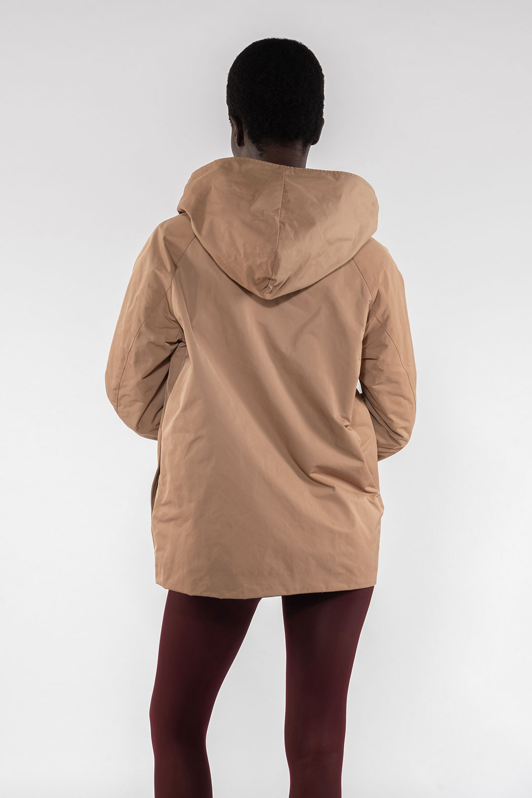 MEMORY NYLON REVERSIBLE JACKET 9411 - MIDNIGHT BLUE/CAMEL - OOF WEAR