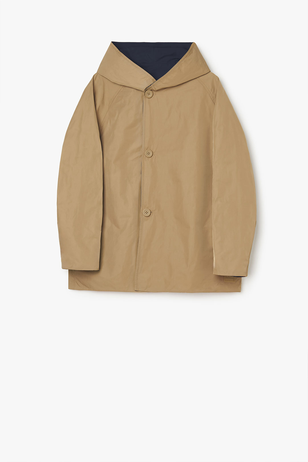 MEMORY NYLON REVERSIBLE JACKET 9411 - MIDNIGHT BLUE/CAMEL - OOF WEAR