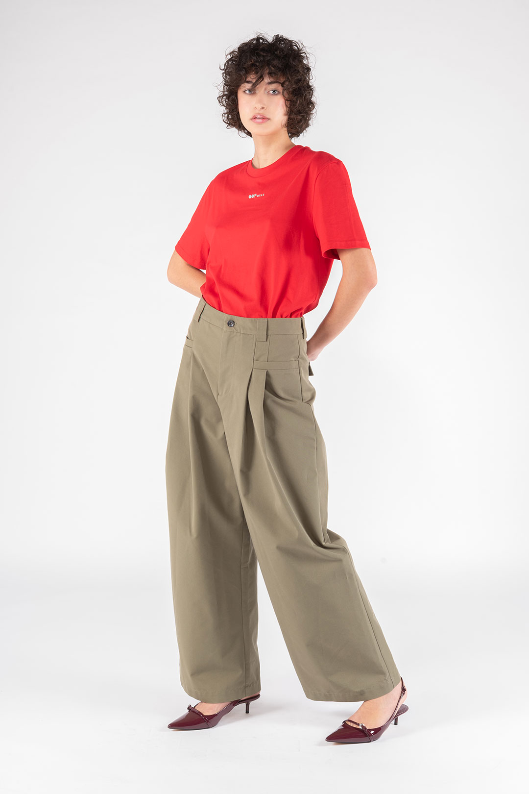 GABARDINE PANTS 8031 - ARMY GREEN - OOF WEAR