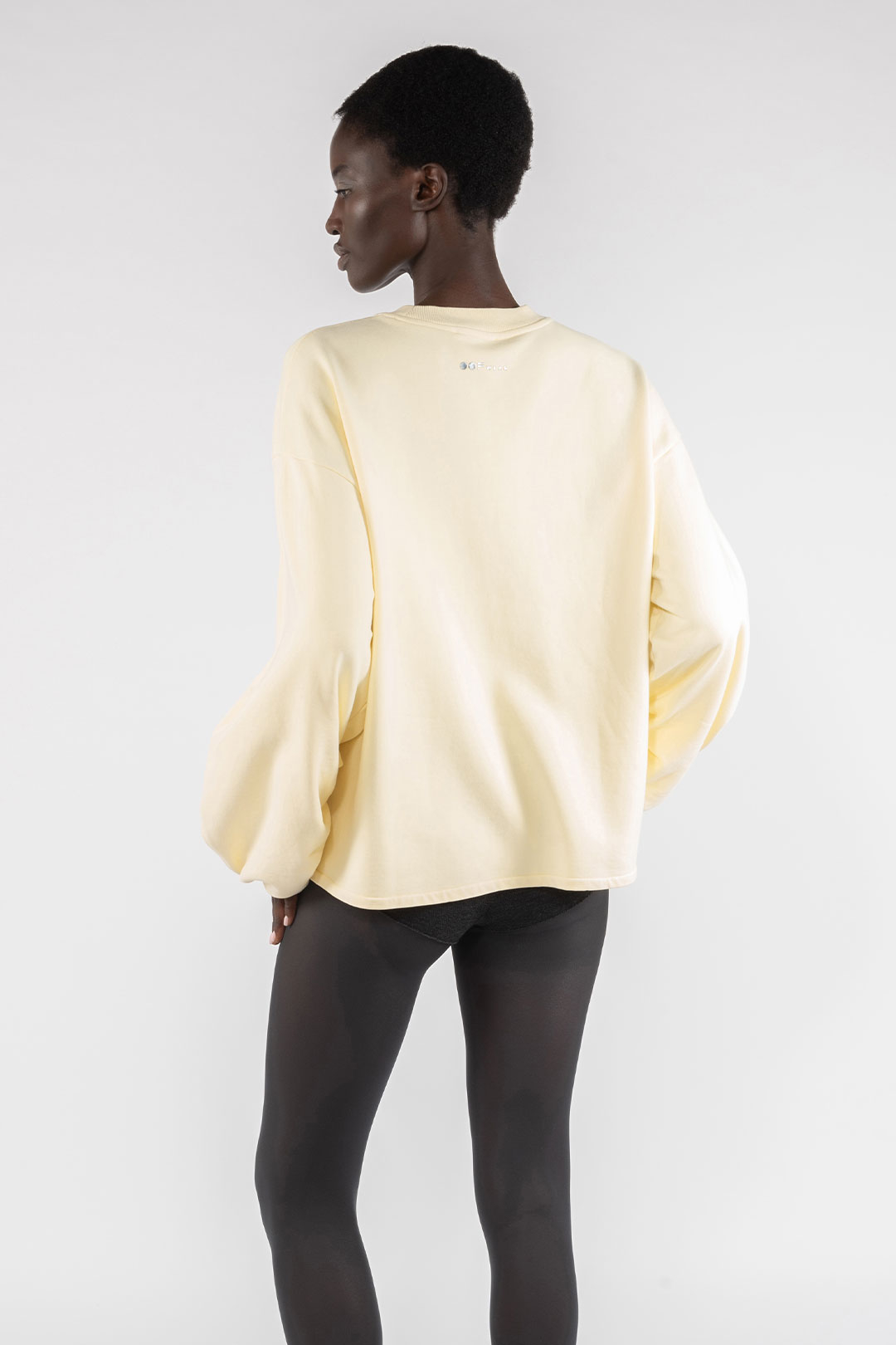 FELPA 4079 IN COTONE - GIALLO PASTELLO - OOF WEAR