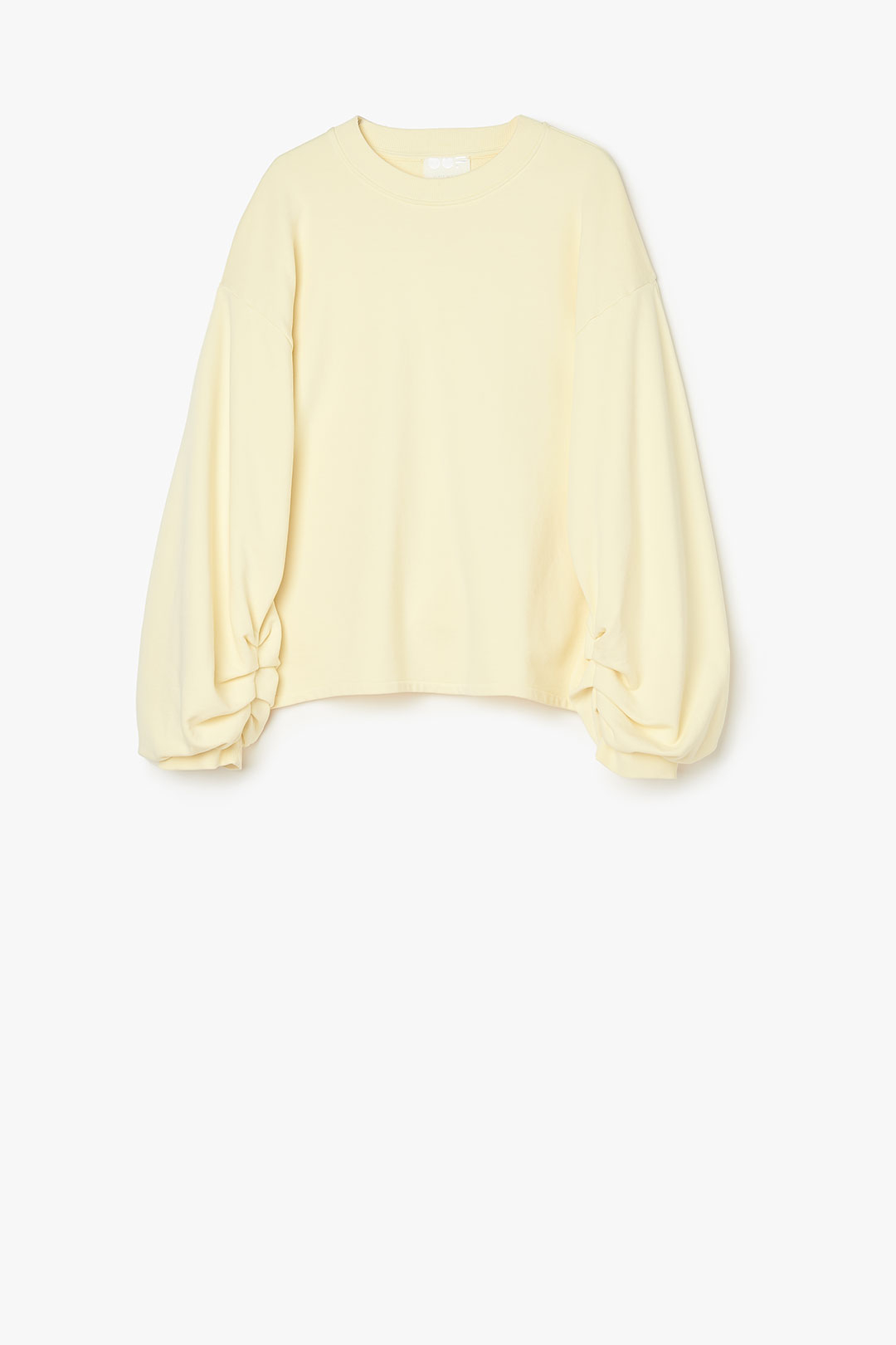 FELPA 4079 IN COTONE - GIALLO PASTELLO - OOF WEAR