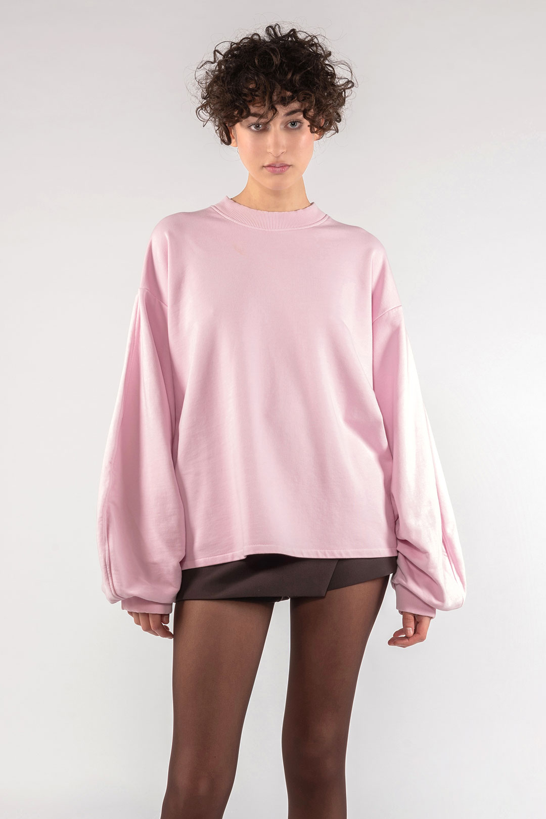 FELPA 4079 IN COTONE - LILLA CHIARO - OOF WEAR