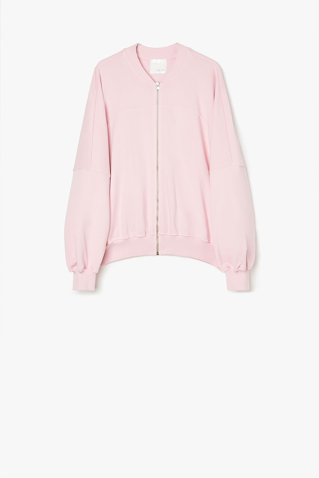 FELPA BOMBER  4080 IN COTONE - LILLA CHIARO - OOF WEAR