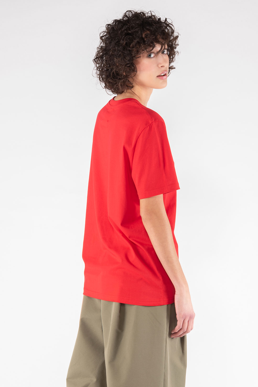 ORGANIC COTTON SWEATER 6002 - RED - OOF WEAR