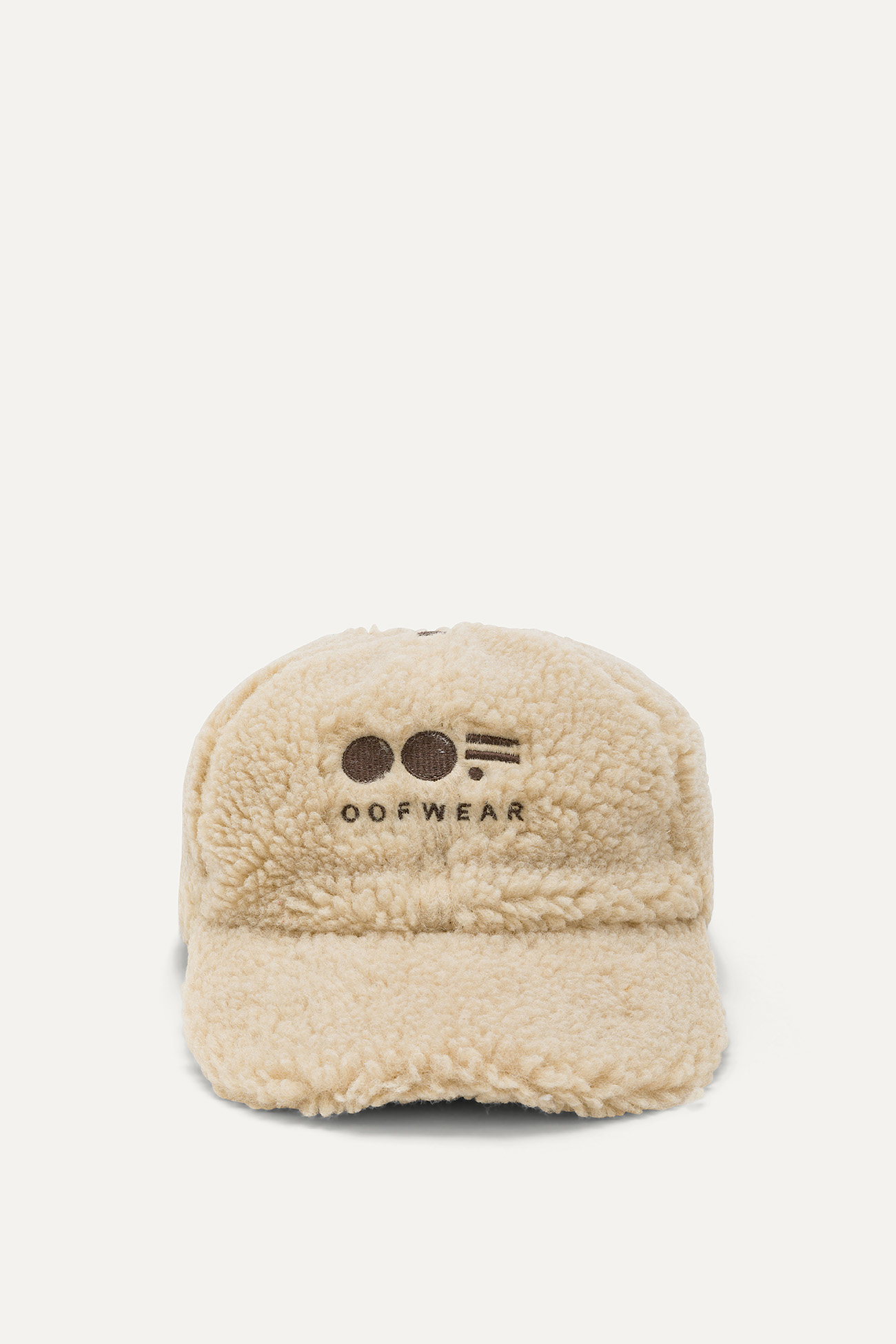 ECO-SHEEPSKING CAP WITH VISOR 2013 - BROWN/CREAM - OOF WEAR